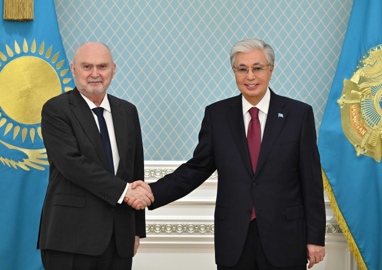 Президент Еуропадағы қауіпсіздік және ынтымақтастық ұйымының Бас хатшысы Феридун Синирлиоғлыны қабылдады